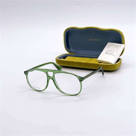 gucci 264o 004|Gucci GG0264O 004 Eyeglasses in Green .